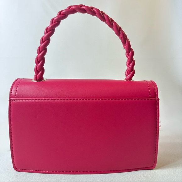 NEW URBAN EXPRESSIONS MONIQUE HOT PINK TOP HANDLE BAG - Picture 2 of 4